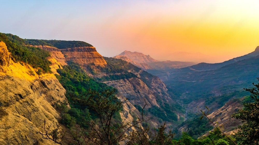 Unique Rock Formation at Sahyadri Mountains, Maharashtra