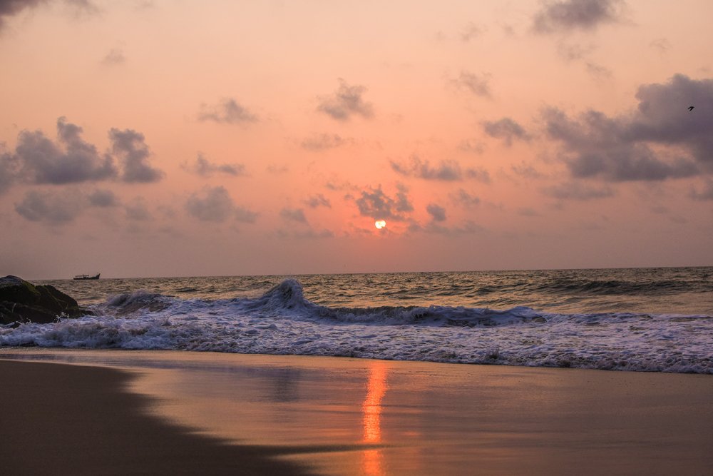 Sunrise Promenade Beach, Puducherry