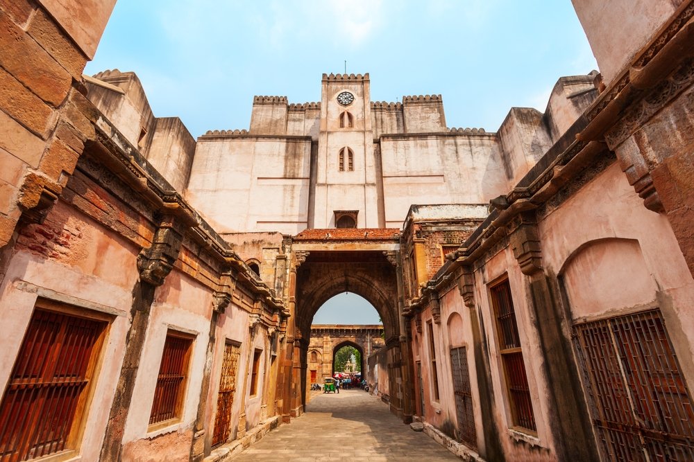 Narrow lanes of the old city, Ahmedabad