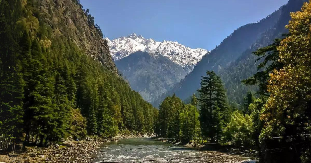 A beautiful image of the Parvathy Valley, Himachal Pradesh