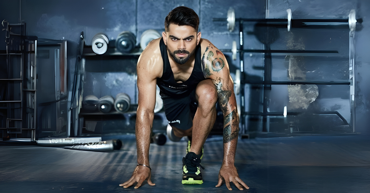 Virat training at the gym