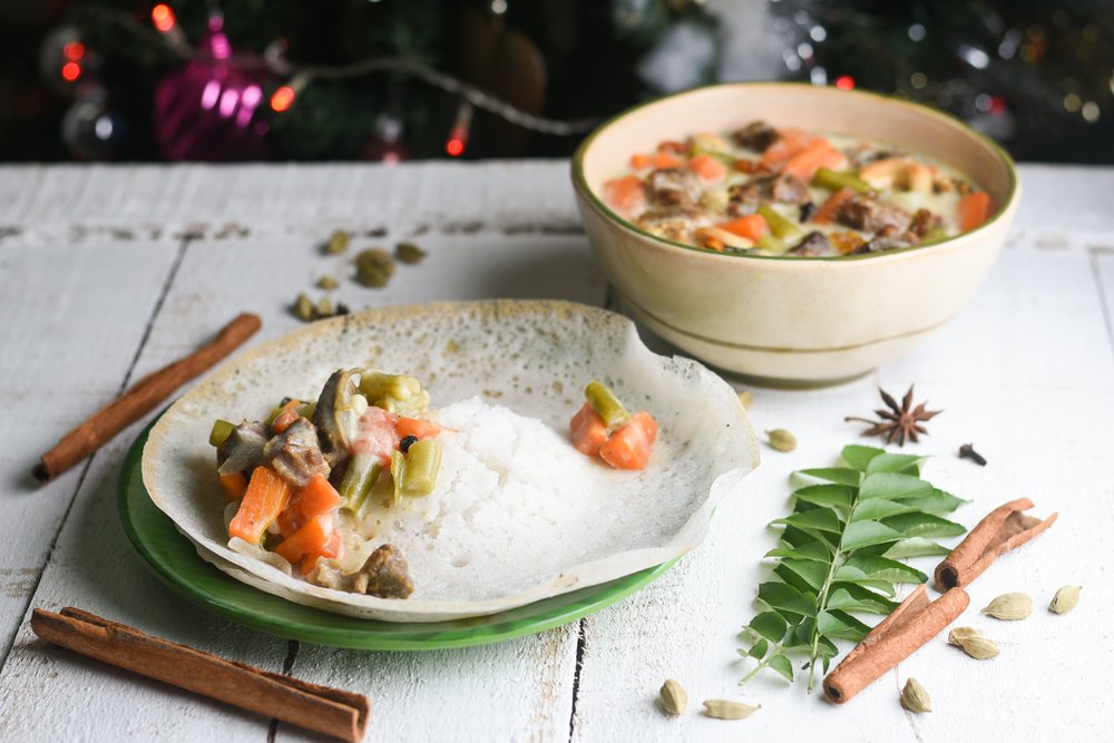 Appam with Stew