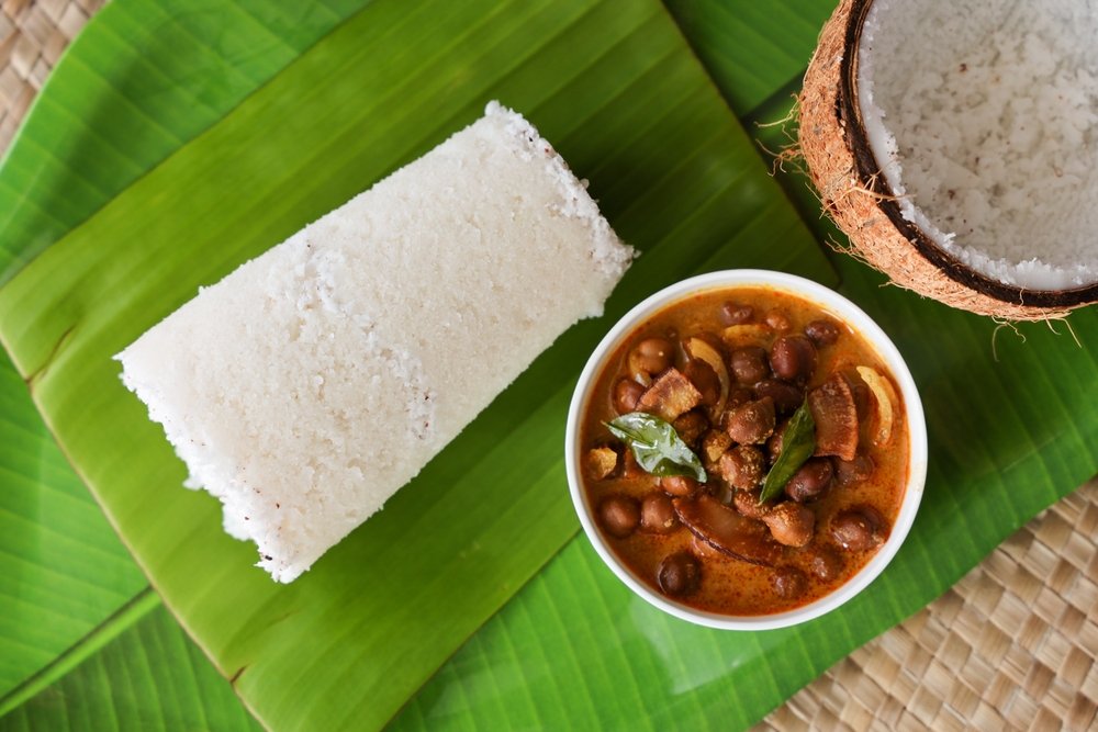 Puttu and Kadala Curry