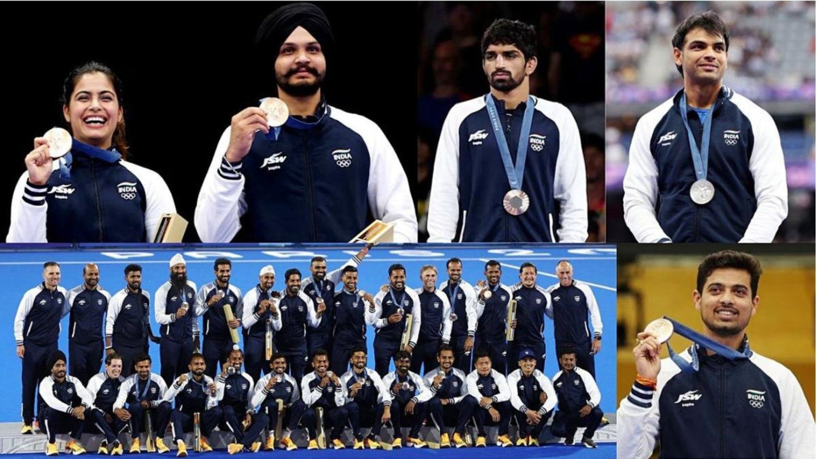 India’s Silver and Gold Medalists in 2024 Paris Olympics