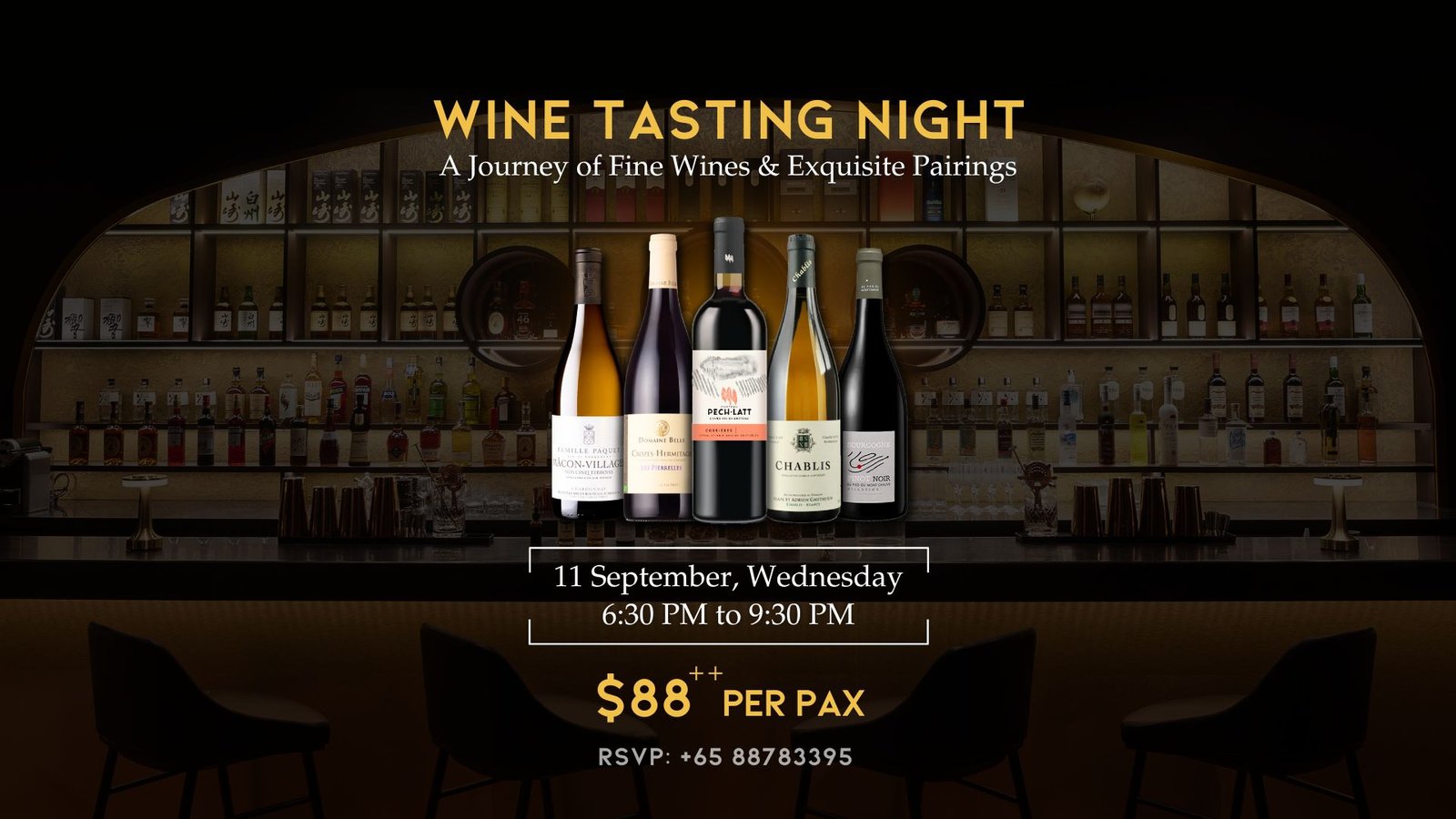 Sip, Savor, and Celebrate: Wine Tasting Night at Taylor Adam, Wednesday, 11th September, 6:30 PM to 9:30 PM!