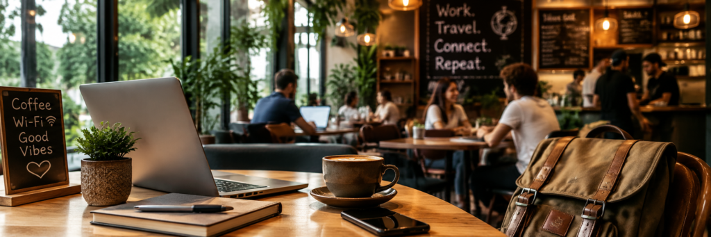 Discover how remote workers and digital nomads can overcome isolation while staying productive. Learn smart strategies for balancing café culture, coworking spaces, community interactions, and remote work routines.