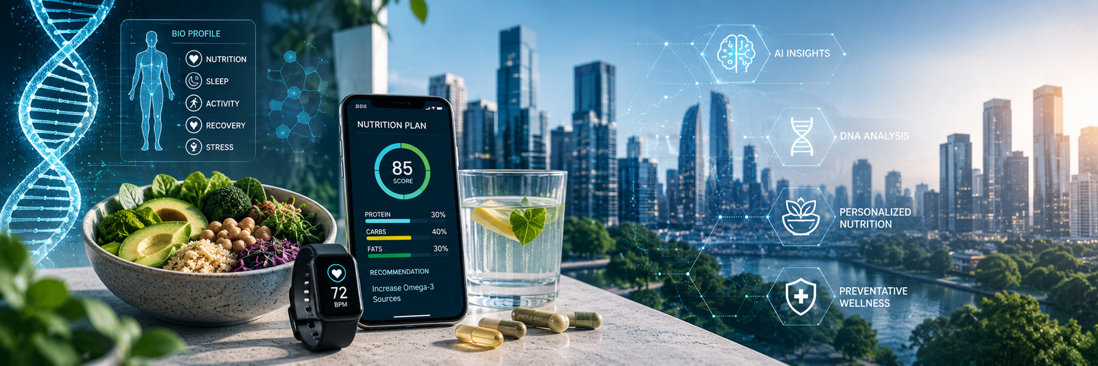 Beyond the Diet: The Rise of Data-Driven Personalized Nutrition in Major Cities