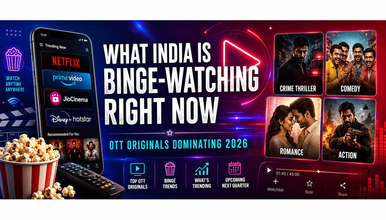 What India Is Binge-Watching Right Now: OTT Originals Dominating 2026